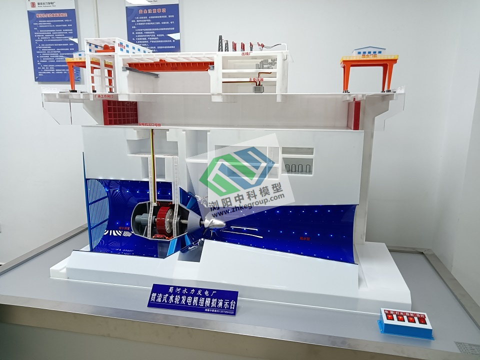 貫流式水輪發(fā)電機(jī)組模型